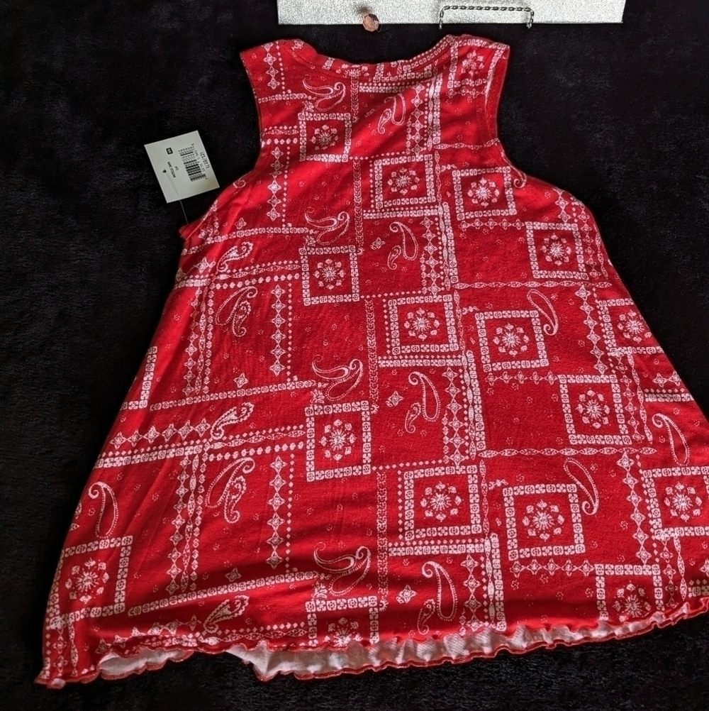 Girls Red Tank L - Picture 4 of 4